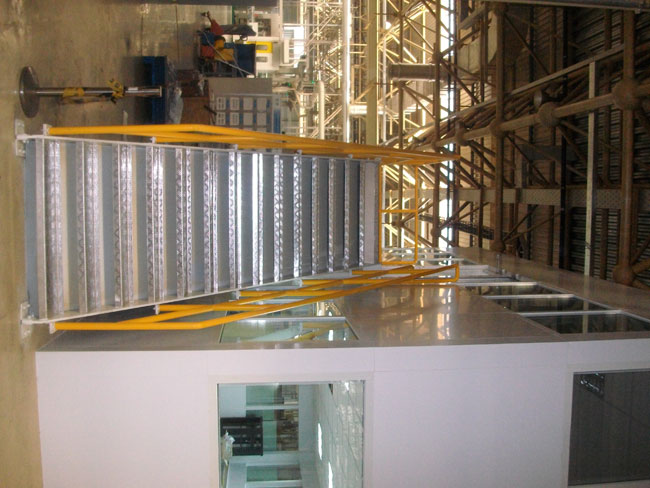 Volkswagen factory workshop foreman soundproof room