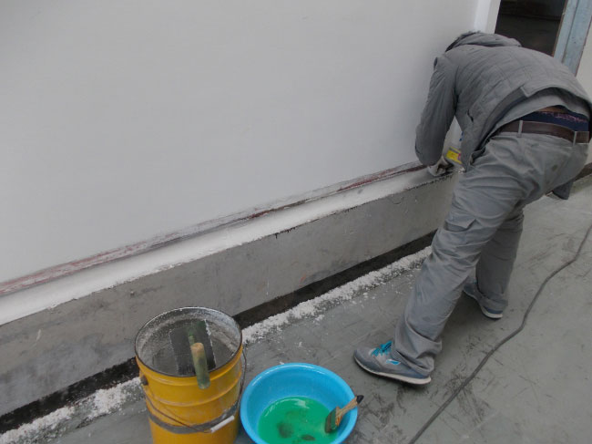 FAW Volkswagen Floor paint construction of a plant