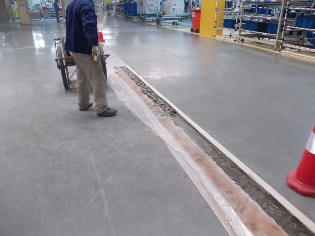 FAW Volkswagen factory floor construction renovati